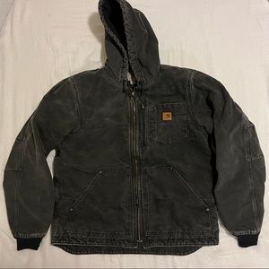 Carhartt Chapman Black Jacket - Fleece Lined